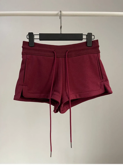 Wholesale Women’s Solid Color High Waist Drawstring Shorts – Casual & Comfy
