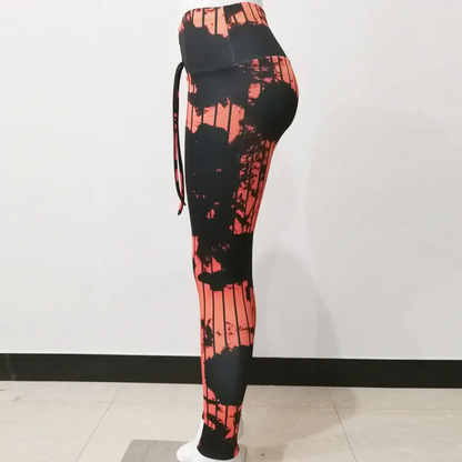 Tie-Dye High Waist Sport Leggings – Wholesale XS–XL Women