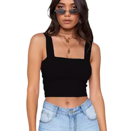 Wholesale Women Solid Crop Top