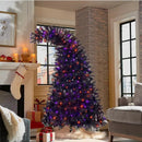 6FT Bent Top Artificial Christmas Tree with 300 LED Lights & 1080 Tips