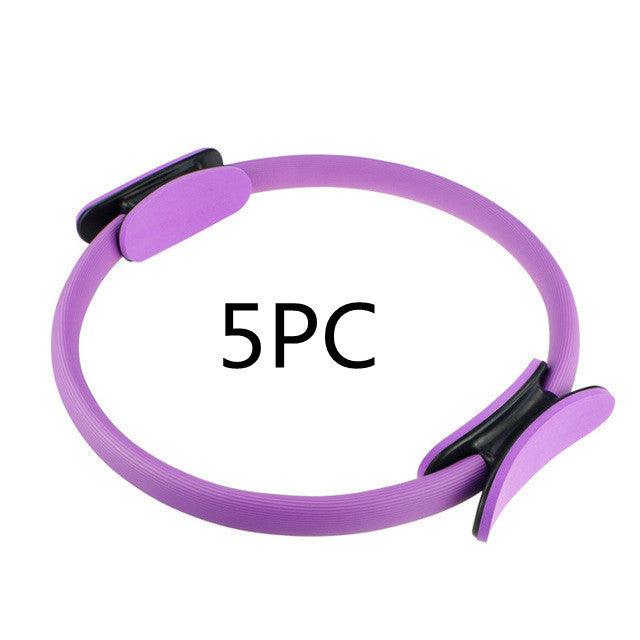 Yoga Fitness Pilates Ring Women Girls Circle Magic Dual Exercise Home Gym Workout Sports Lose Weight Body Resistance MultyPros