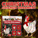 Chicken Hanging Ornament, 4 Pack Hanging Rooster Decorations