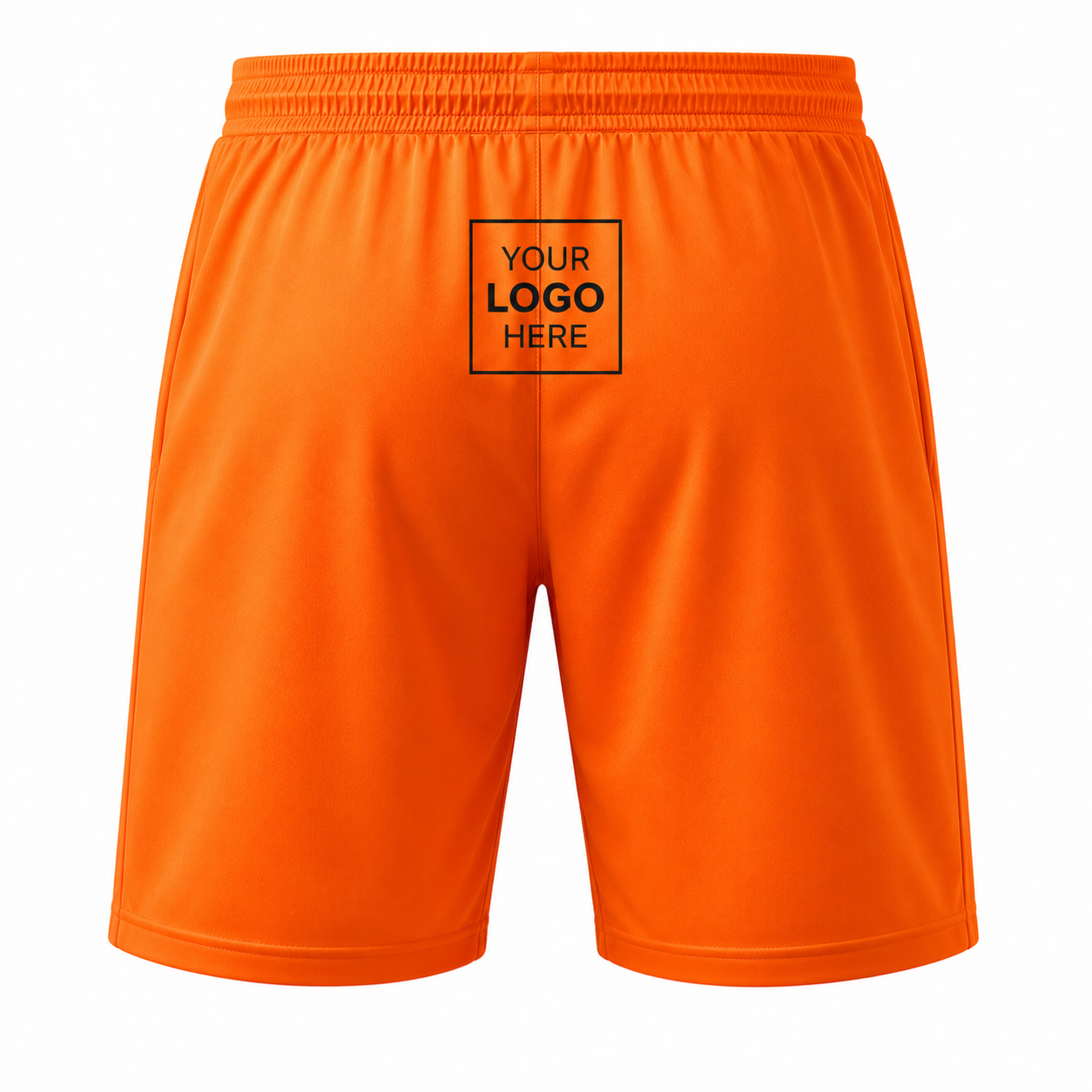 Custom Orange Men's Athletic Shorts | Performance Sports Shorts - Image 3