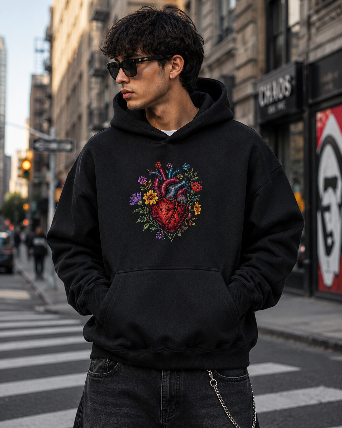 Custom Embroidered Heart Hoodie | Premium Hoodie Manufacturer & Bulk Supplier - Image 4