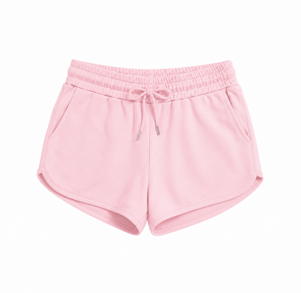 Women’s Pastel Pink Casual Shorts | Custom Logo Shorts by Multypros