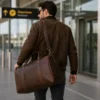 Custom Leather Duffle Bag Manufacturer | Bulk & Private Label