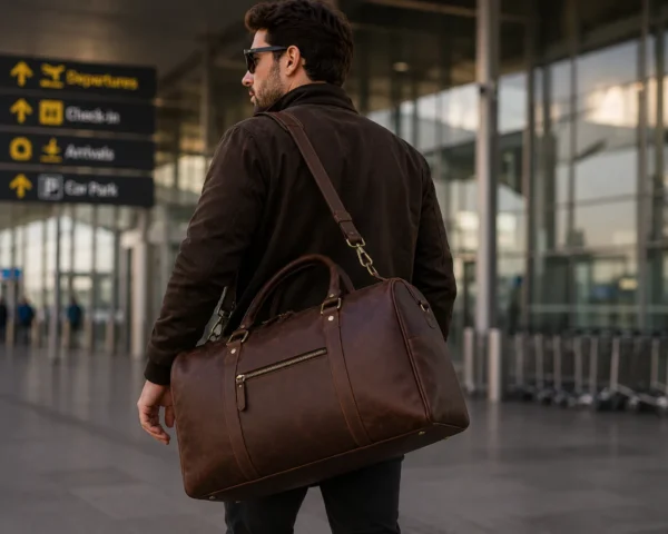 Custom Leather Duffle Bag Manufacturer | Bulk & Private Label