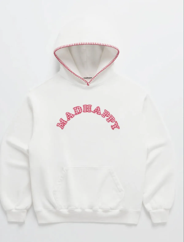 Pink Madhappy Hoodie| Soft Fleece Pullover Hoodie