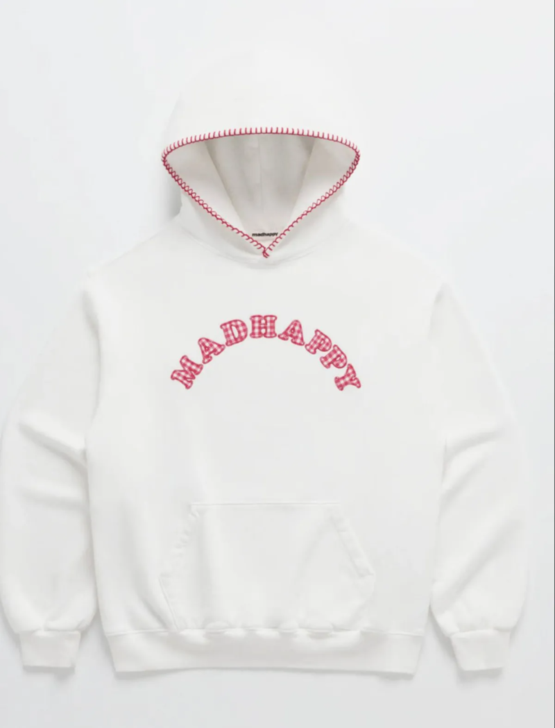 Pink Madhappy Hoodie| Soft Fleece Pullover Hoodie