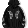 color_Black-5-1.png Black Butterfly Graphic Zip-Up Hoodie – Premium Cotton Streetwear Jacket for Men & Women
