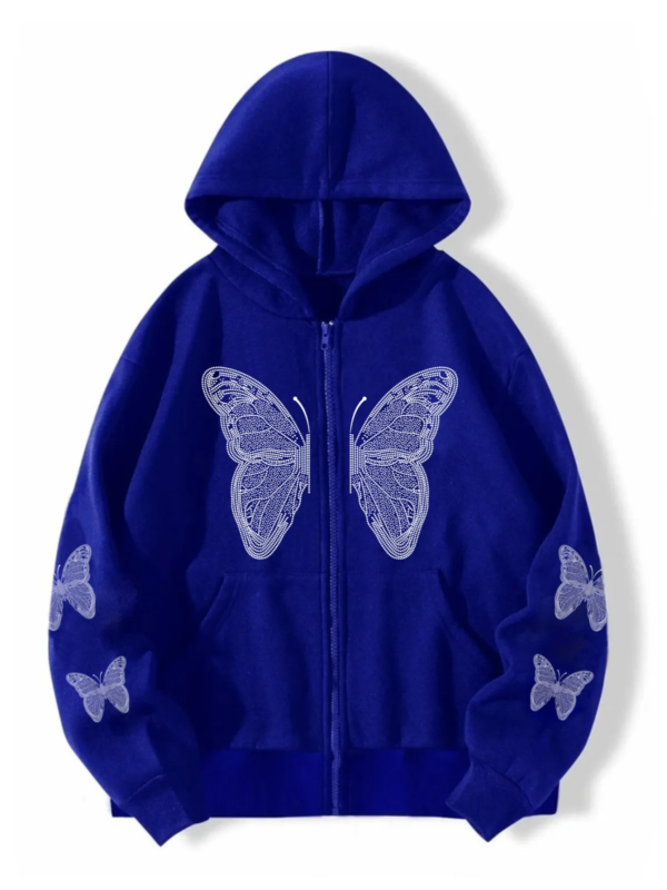 color_Blue-1-1.png Black Butterfly Graphic Zip-Up Hoodie – Premium Cotton Streetwear Jacket for Men & Women