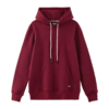 Dark Red Premium Pullover Hoodie – Cotton Casual Sweatshirt for Men & Women