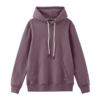 Dark Red Premium Pullover Hoodie – Cotton Casual Sweatshirt for Men & Women