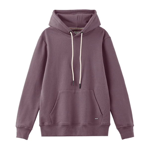 Dark Red Premium Pullover Hoodie – Cotton Casual Sweatshirt for Men & Women