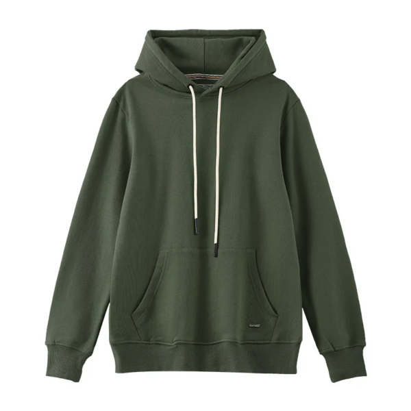 Dark Red Premium Pullover Hoodie – Cotton Casual Sweatshirt for Men & Women