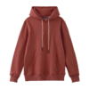 Dark Red Premium Pullover Hoodie – Cotton Casual Sweatshirt for Men & Women