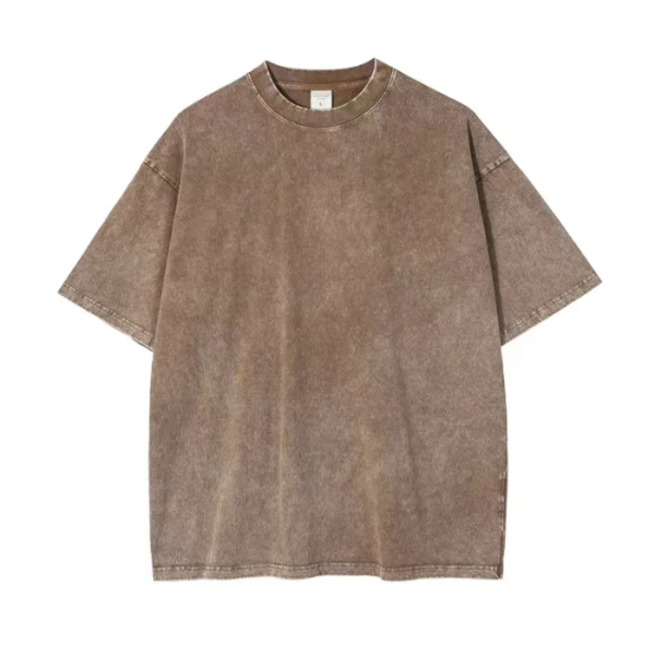 color_Washed-Brown-230G-1.png Custom Oversized Washed Mint Green T-Shirt for Men | Bulk Manufacturing