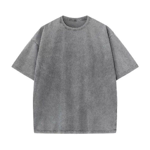 color_Washed-D.Grey-230G-1.png Custom Oversized Washed Mint Green T-Shirt for Men | Bulk Manufacturing