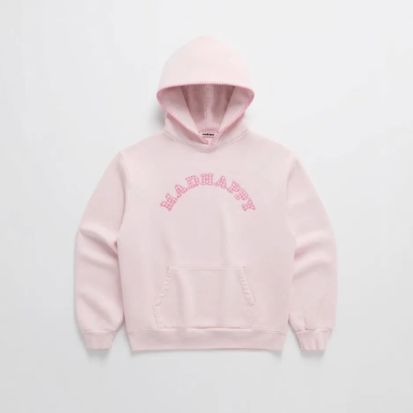 Pink Madhappy Hoodie| Soft Fleece Pullover Hoodie
