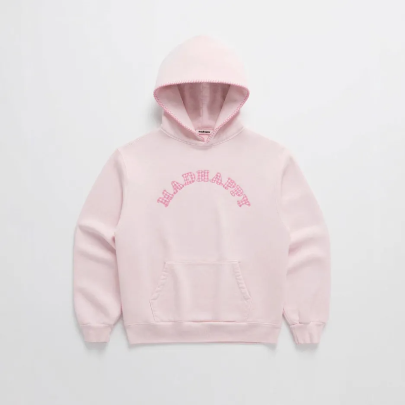 Pink Madhappy Hoodie| Soft Fleece Pullover Hoodie