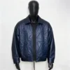 Custom PU Leather Reversible Biker Jacket