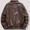 Men’s PU Leather Varsity Biker Jacket Coat