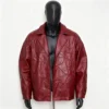 Custom PU Leather Reversible Biker Jacket