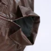 Men’s PU Leather Varsity Biker Jacket Coat