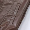 Men’s PU Leather Varsity Biker Jacket Coat