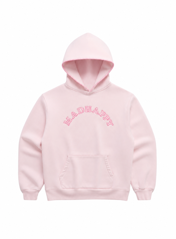 Pink Madhappy Hoodie| Soft Fleece Pullover Hoodie