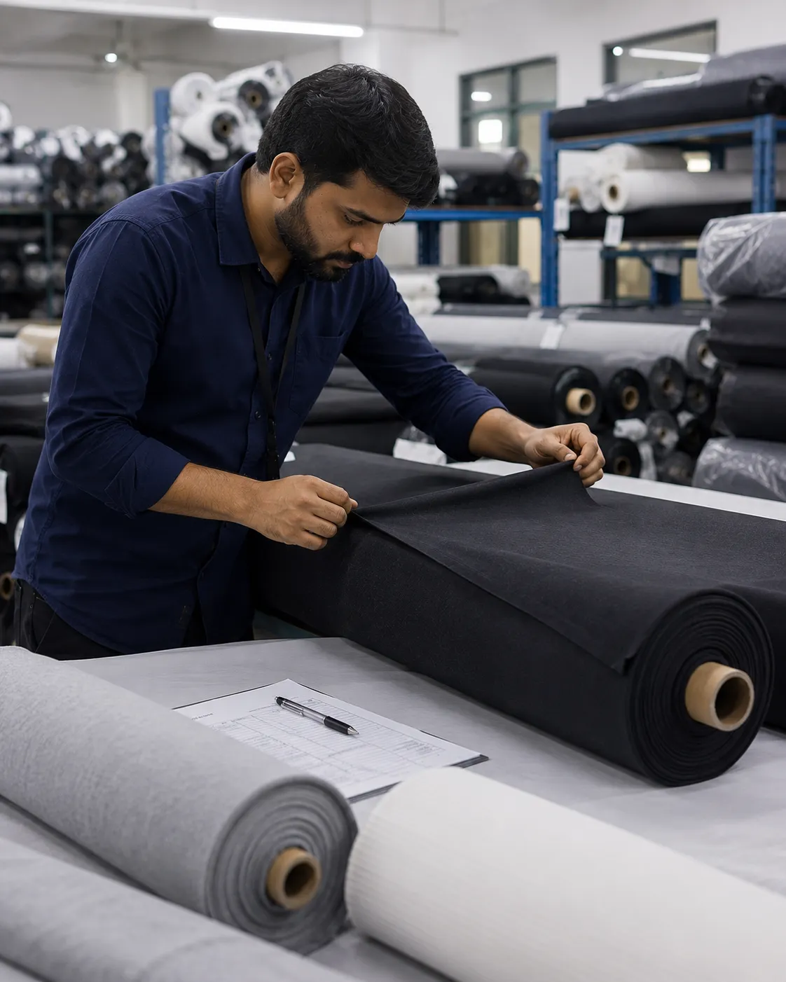 Fabric roll inspection